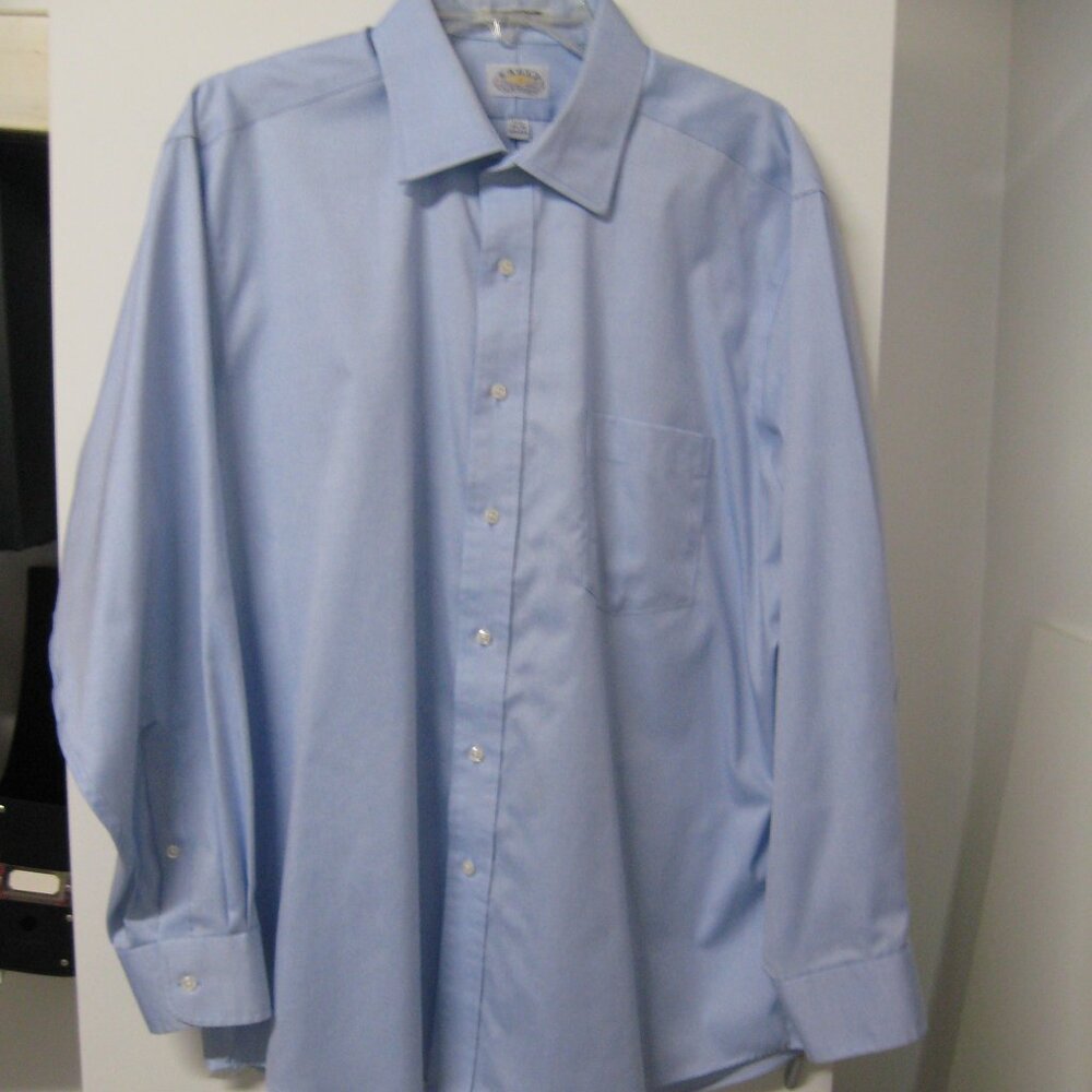 Eagle Shirtmakers Dress Shirt Men's 17 1/2  Button Down Size XL